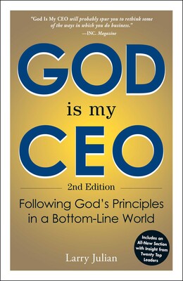 Book cover of book review book titled God Is My CEO